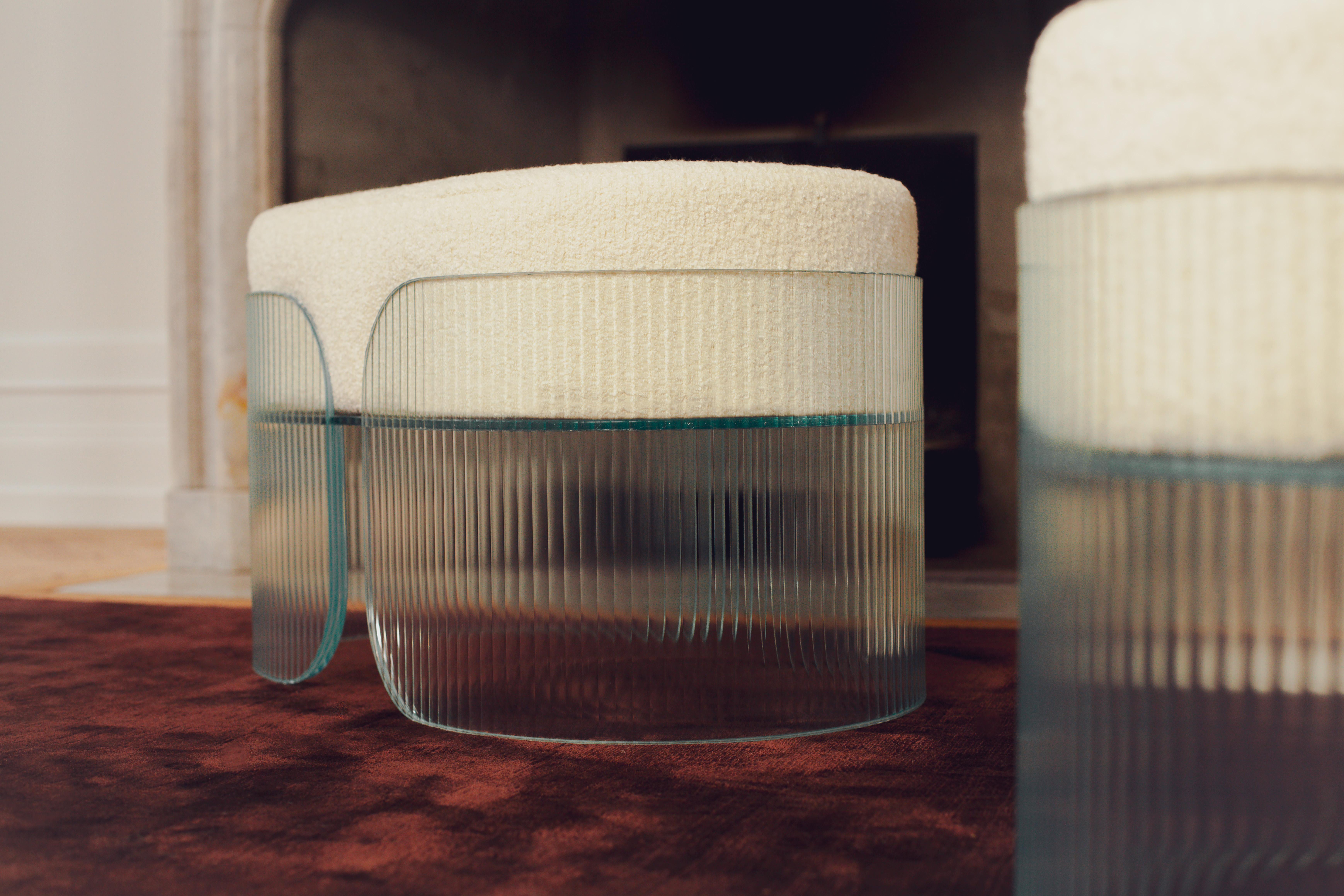 Tissu Sublime ottoman XL par Glass Variations en vente