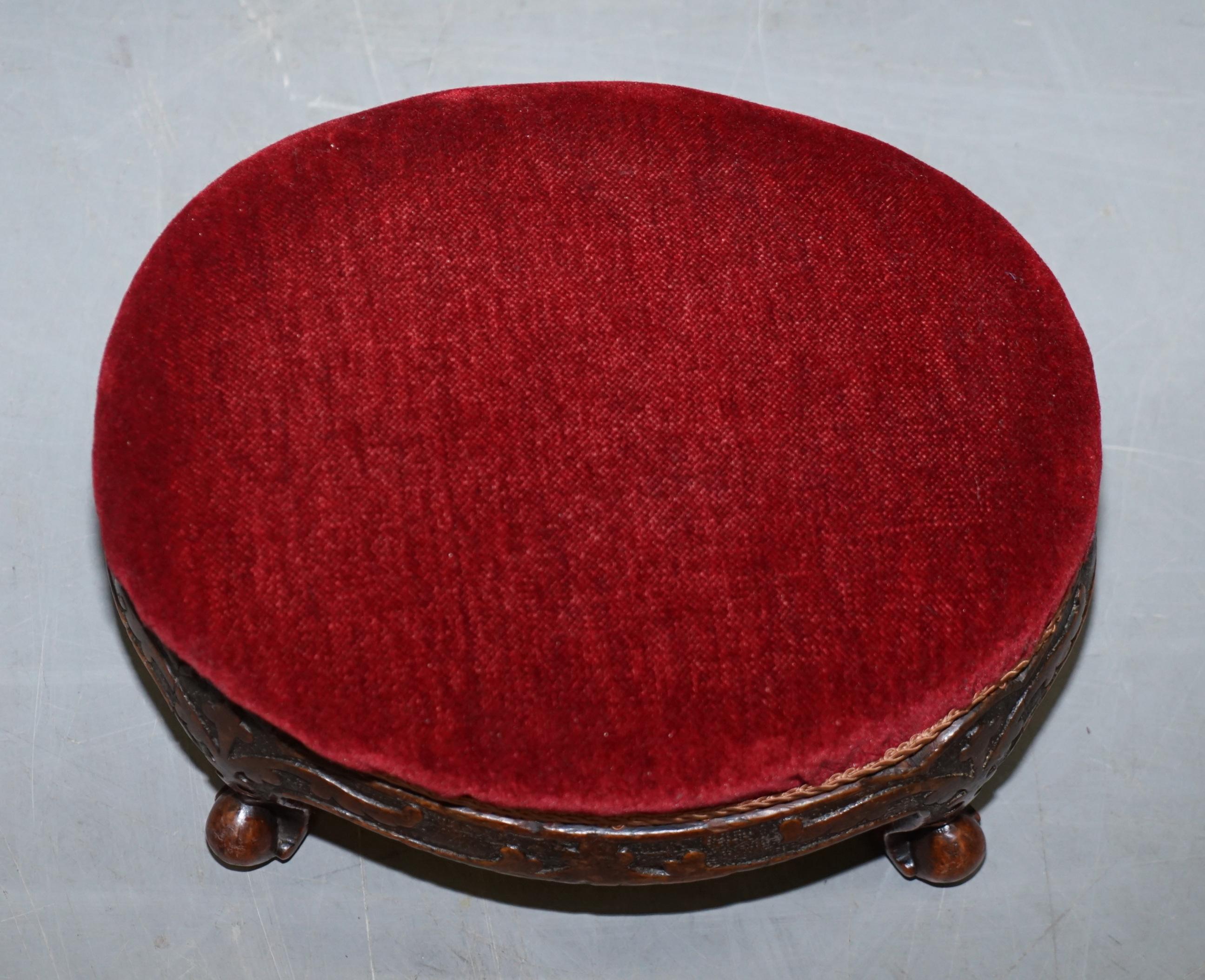 antique foot stool