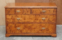 Sublime Patina circa 1880 Pitch Pine Chest of Drawers Must See Timber Grain!!!!!