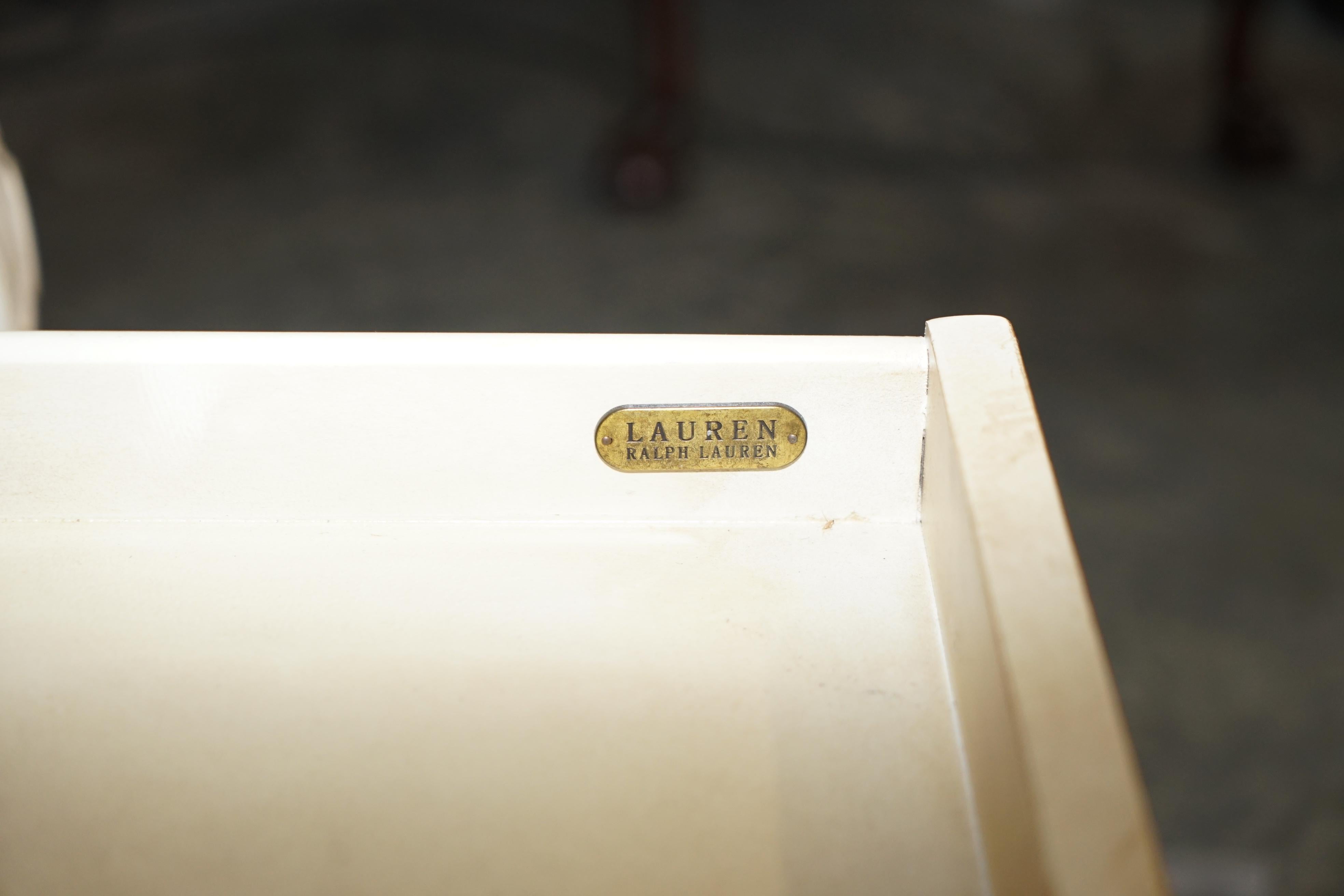 Sublime Ralph Lauren Cannes French Bureau Plat Desk Writing Table French Finish 6