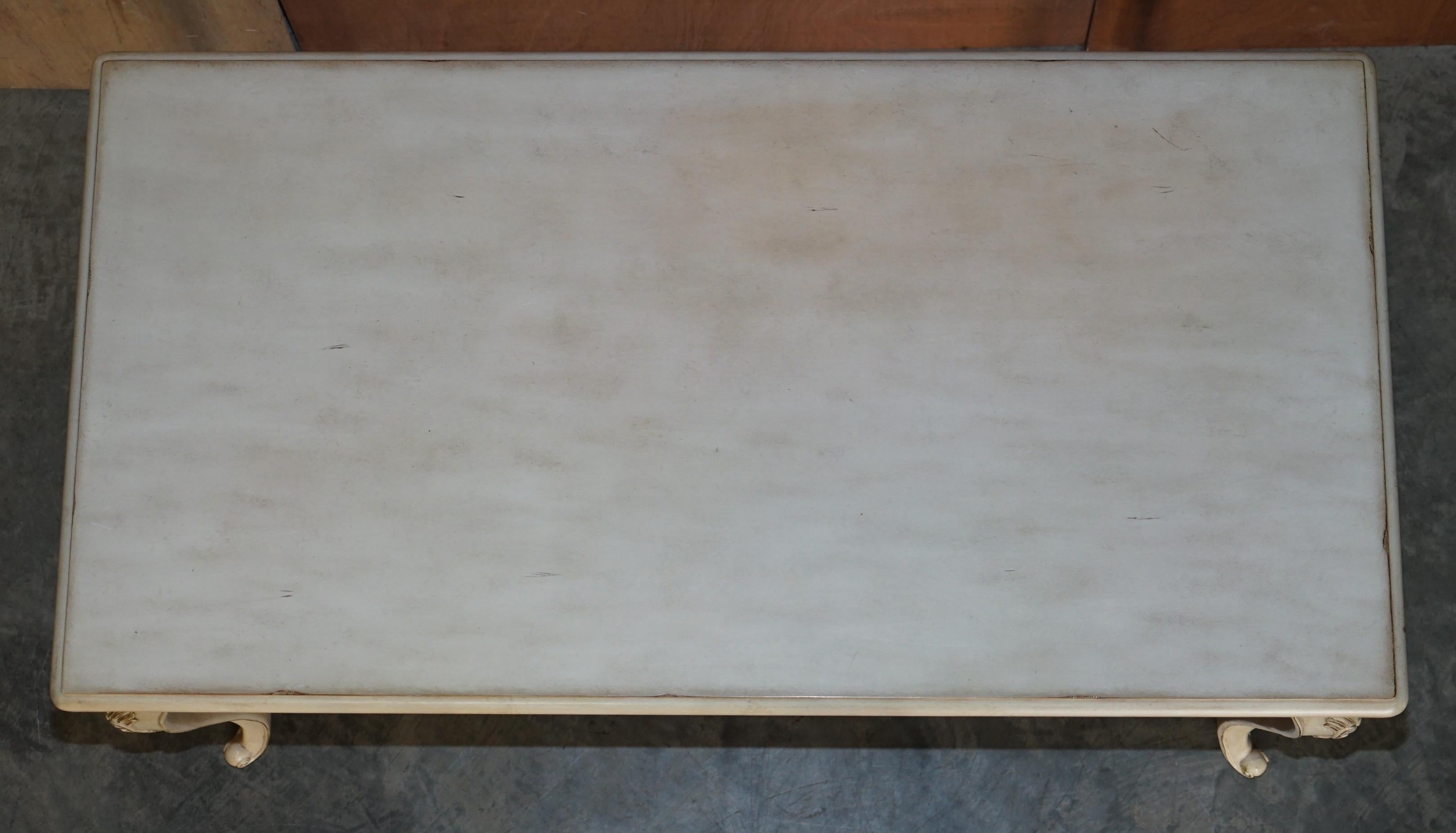 Sublime Ralph Lauren Cannes French Bureau Plat Desk Writing Table French Finish 1