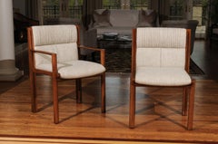 Sublime Restored Set of 12 Dining Chairs by John Saladino for Baker, circa 1985