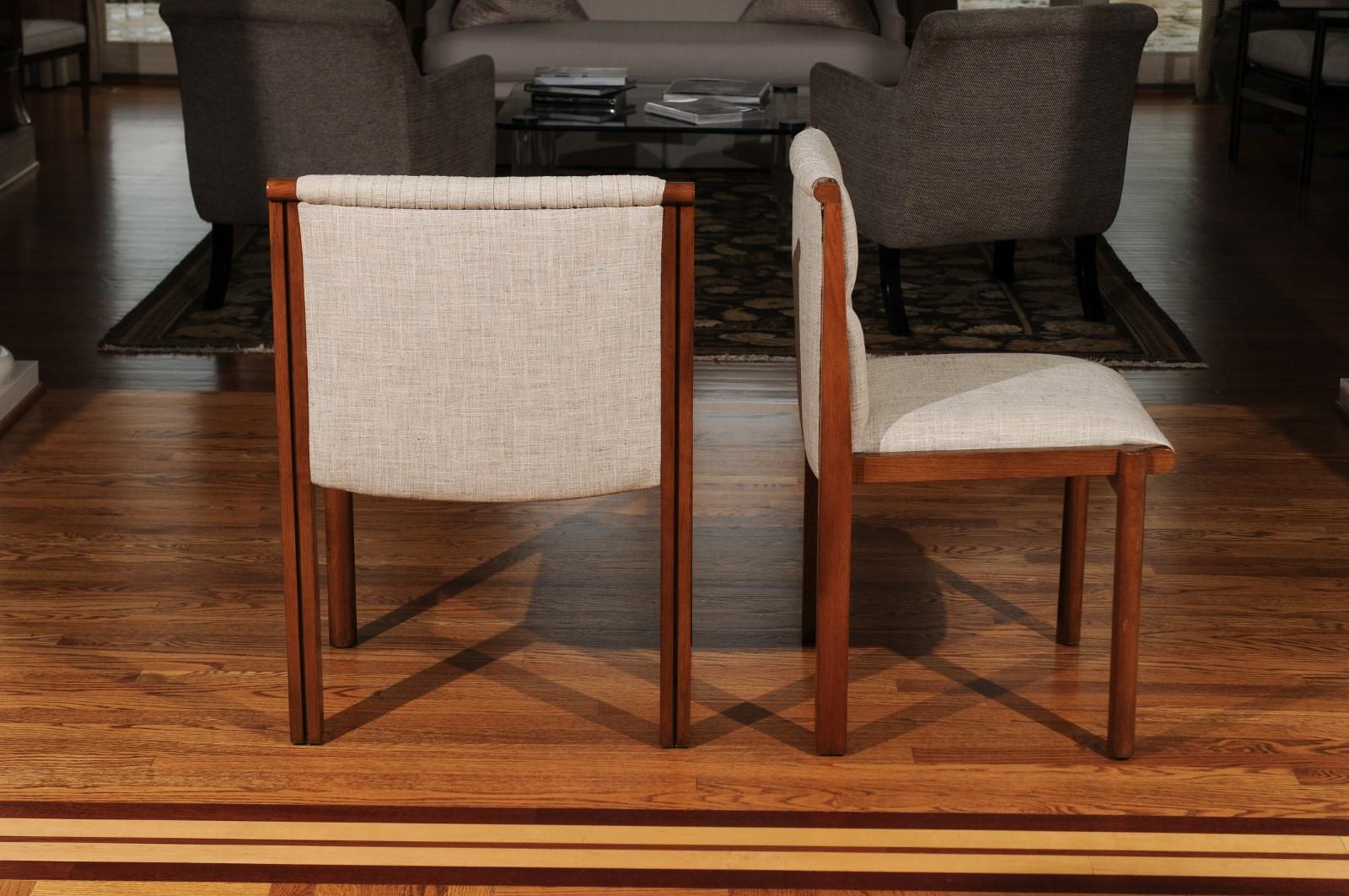 American Sublime Restored Set of 12 Dining Chairs by John Saladino for Baker, circa 1985