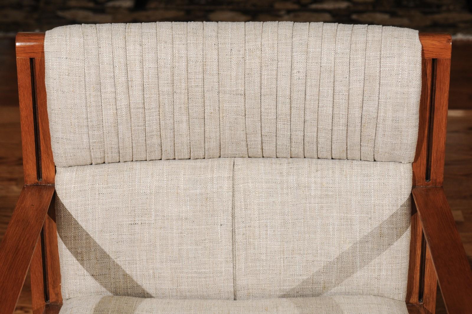 Sublime Restored Set of 12 Dining Chairs by John Saladino for Baker, circa 1985 2