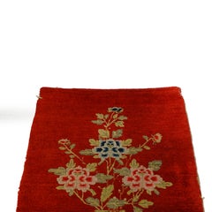 Sublime Small Chinese Art Deco Rug with Vase and Floral Still Life, circa 1920s
