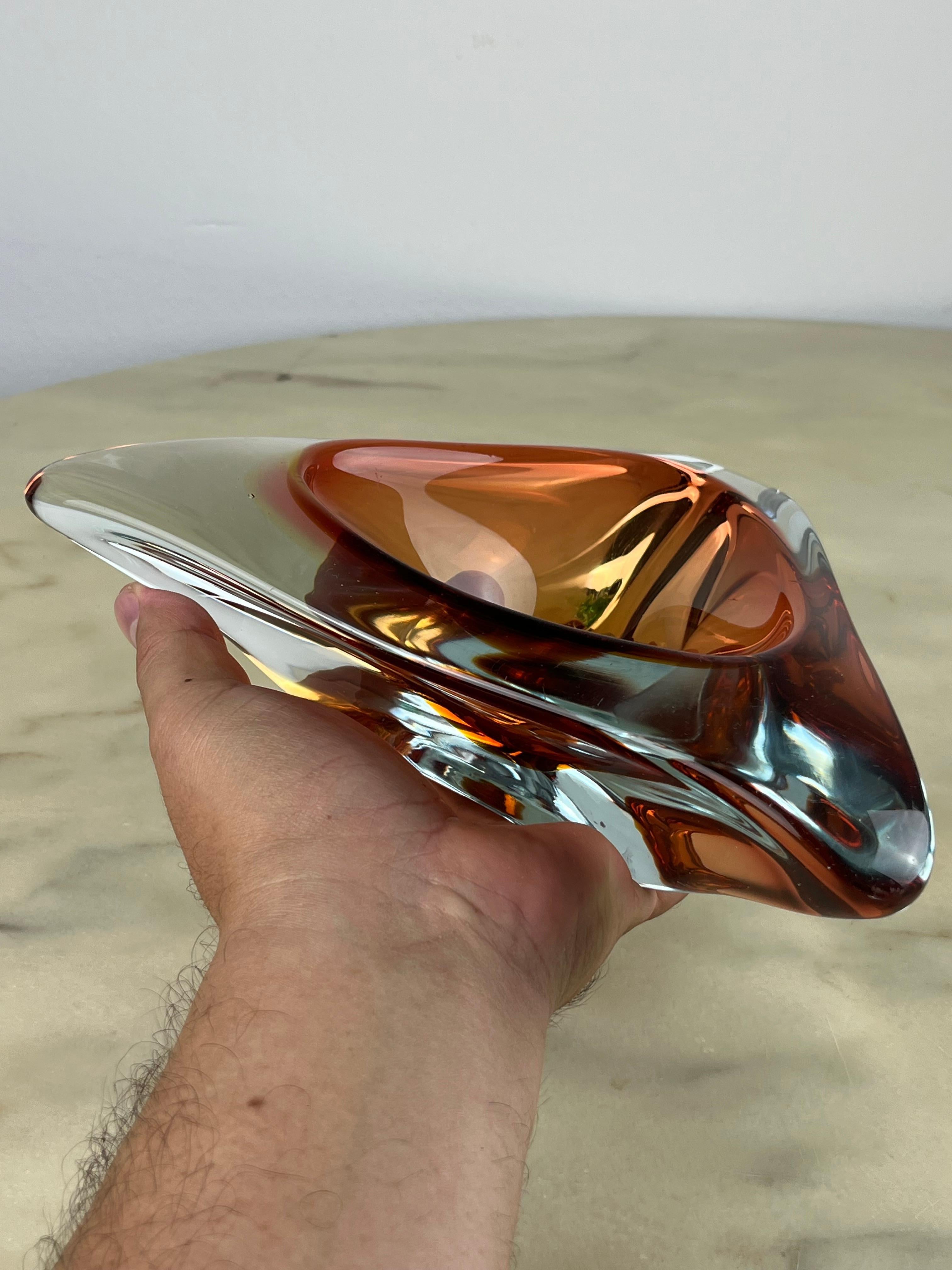 Other Submerged Glass Ashtray from Murano, Italy, 1970s For Sale