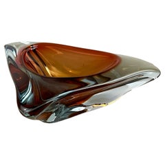 Submerged Glass Ashtray from Murano, Italy, 1970s