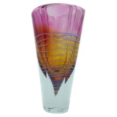 Submerged Glass Vase Attributed to Cenedese from the 1950s