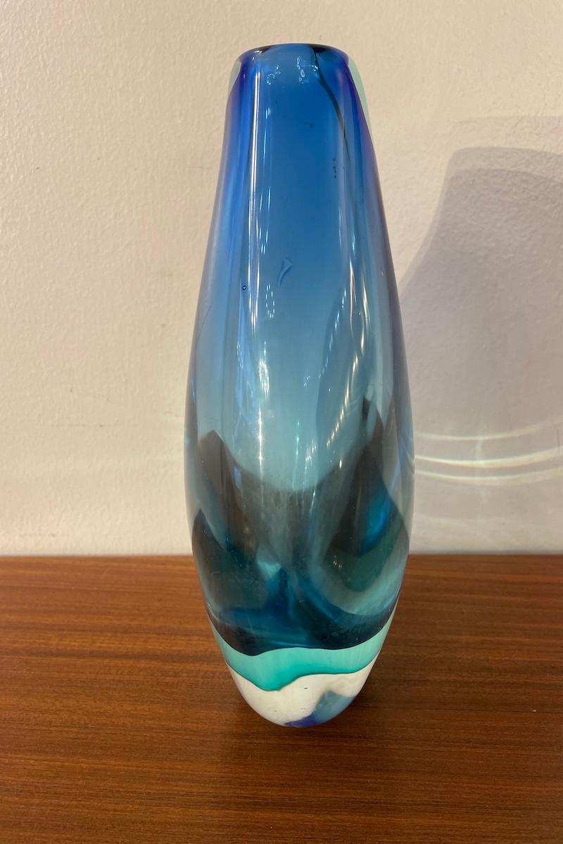 Submerged glass vase by Flavio Poli for Seguso 4