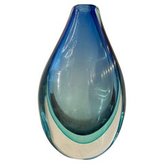 Submerged glass vase by Flavio Poli for Seguso