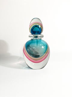 Submerged Murano Glass Bottle Attributed to Flavio Poli 1960s