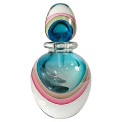 Submerged Murano Glass Bottle Attributed to Flavio Poli 1960s