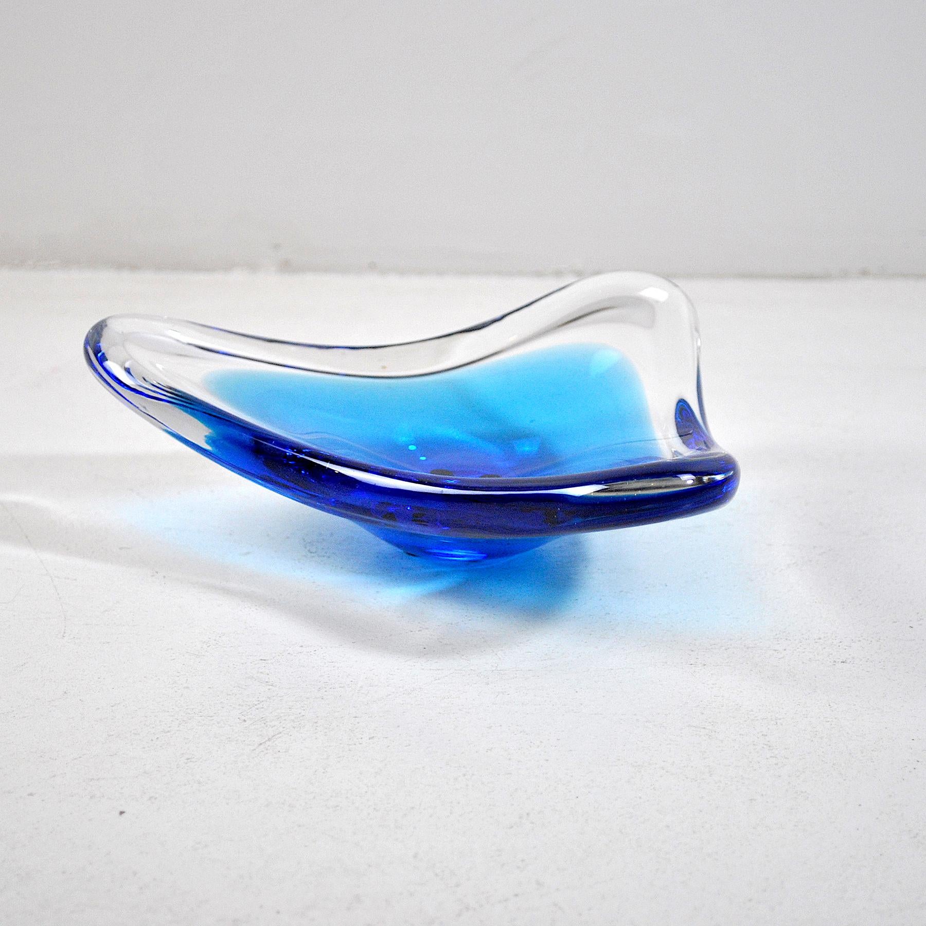 Mid-Century Modern Submerged Murano Glass Italian Midcentury Empty Pockets 1960s
