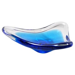 Submerged Murano Glass Italian Midcentury Empty Pockets 1960s