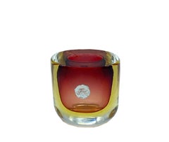 Kleine Vase oder Kerzenständer aus Murano-Glas, Italien 1960er Jahre