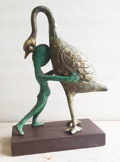 Innocent Life, Figurative Bronze by Contemporary Indian Artist "In Stock"