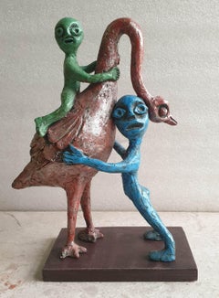 Innocent Life, Figurative Bronze by Contemporary Indian Artist "In Stock"
