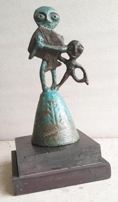 Innocent Life, bronzo figurato di un artista indiano contemporaneo "In magazzino"