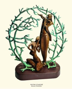 Rhythm of Nature, Figurative, Bronze by Contemporary Indian Artist "In Stock"
