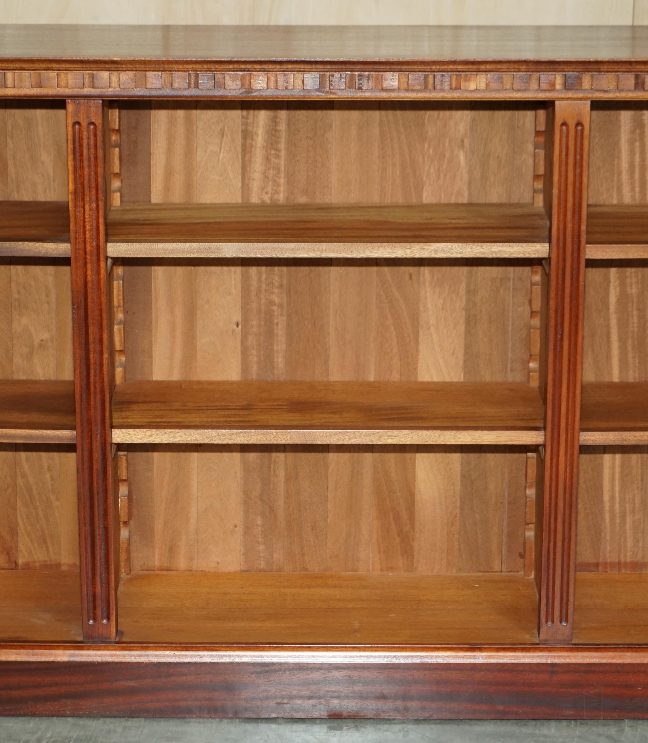Substanital Antique Solid Hardwood Dwarf Open Library Bookcase Sideboard 1