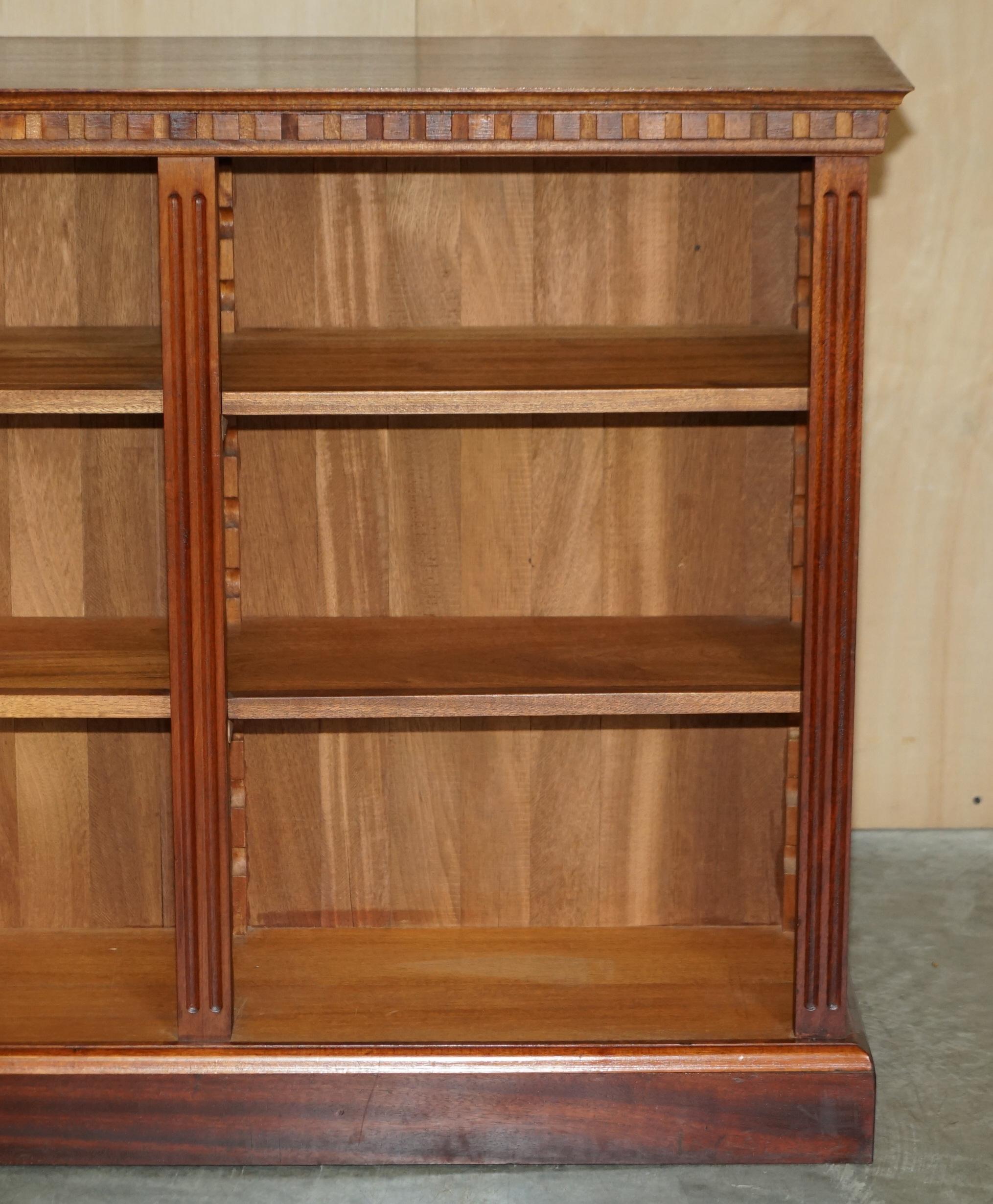 Substanital Antique Solid Hardwood Dwarf Open Library Bookcase Sideboard 2