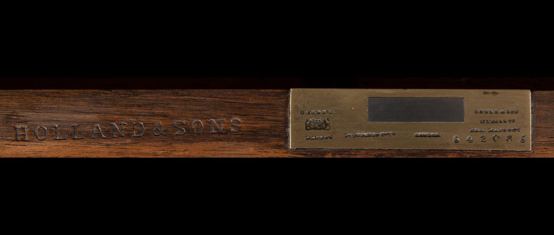 Importante table d'associé en ronce de noyer figurée du 19e siècle par Holland & Sons en vente 6