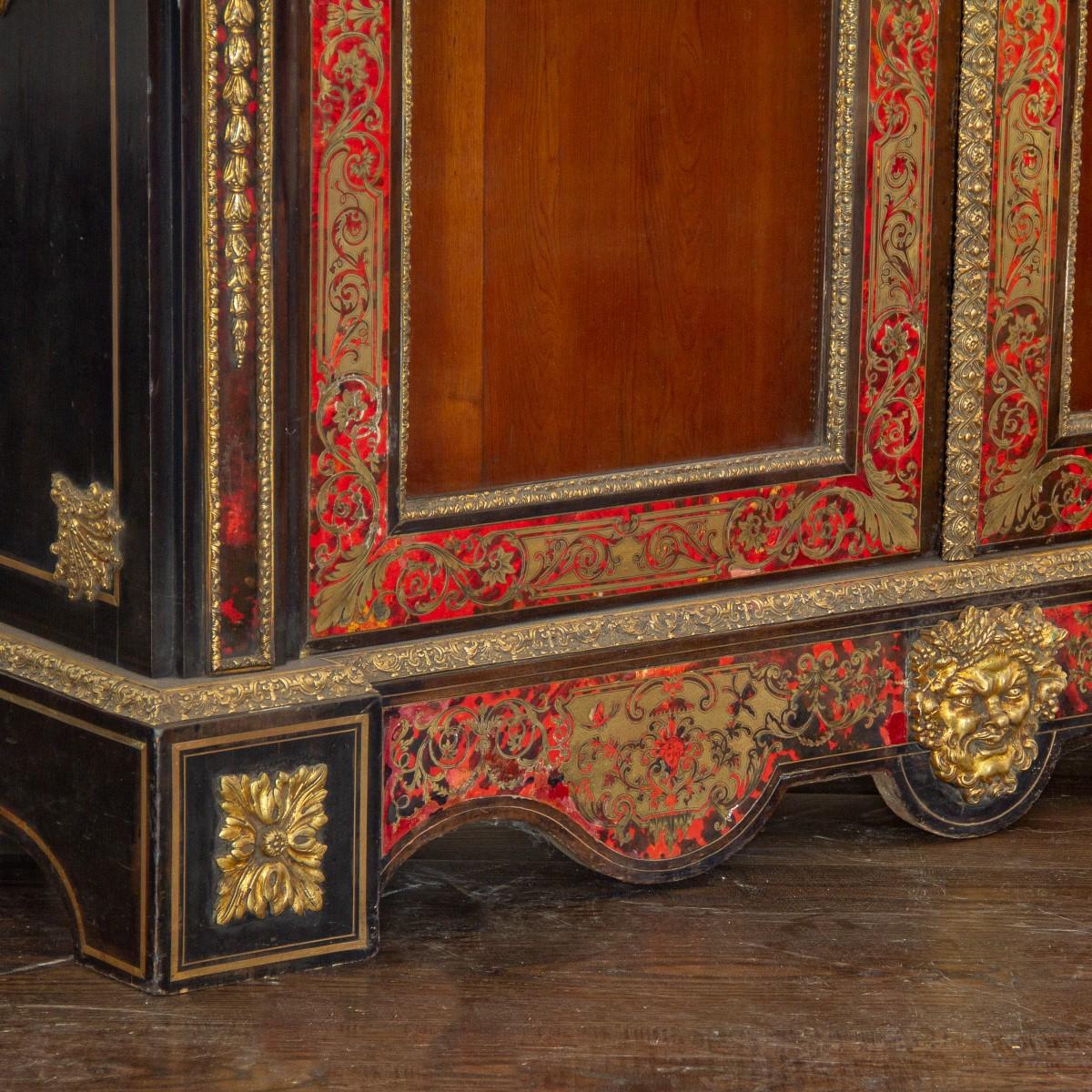 Substantial 19th Century French Boulle Glazed Cabinet 6