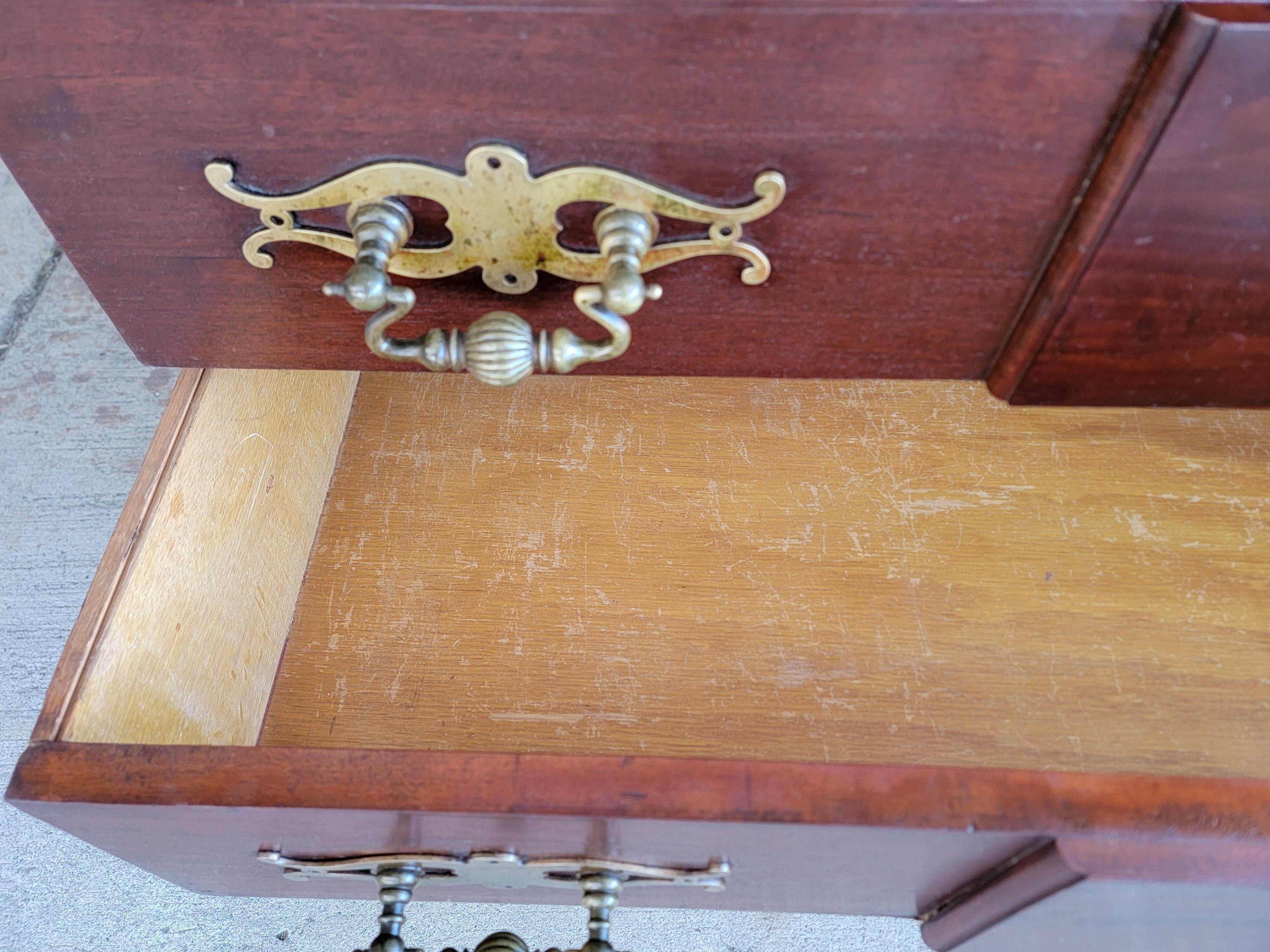 Substantial American Victorian Dresser & Beveled Mirror For Sale 5