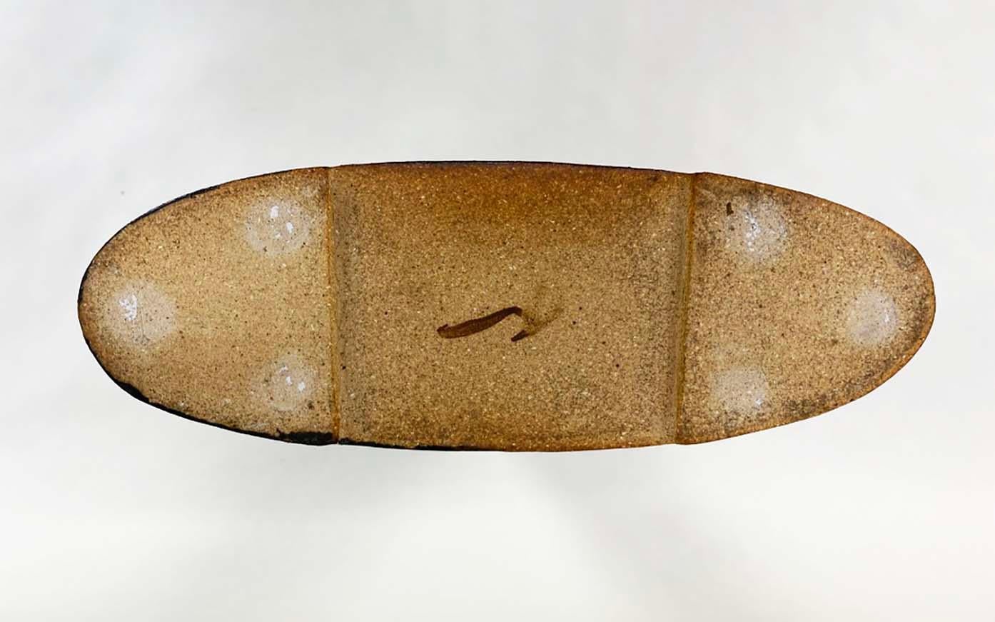 Substantial and Unique 1970s Modernist Signed Studio Pottery Vase #2 For Sale 1