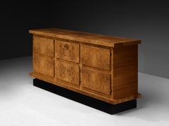 Substantial Art Deco Sideboard in Walnut Burl