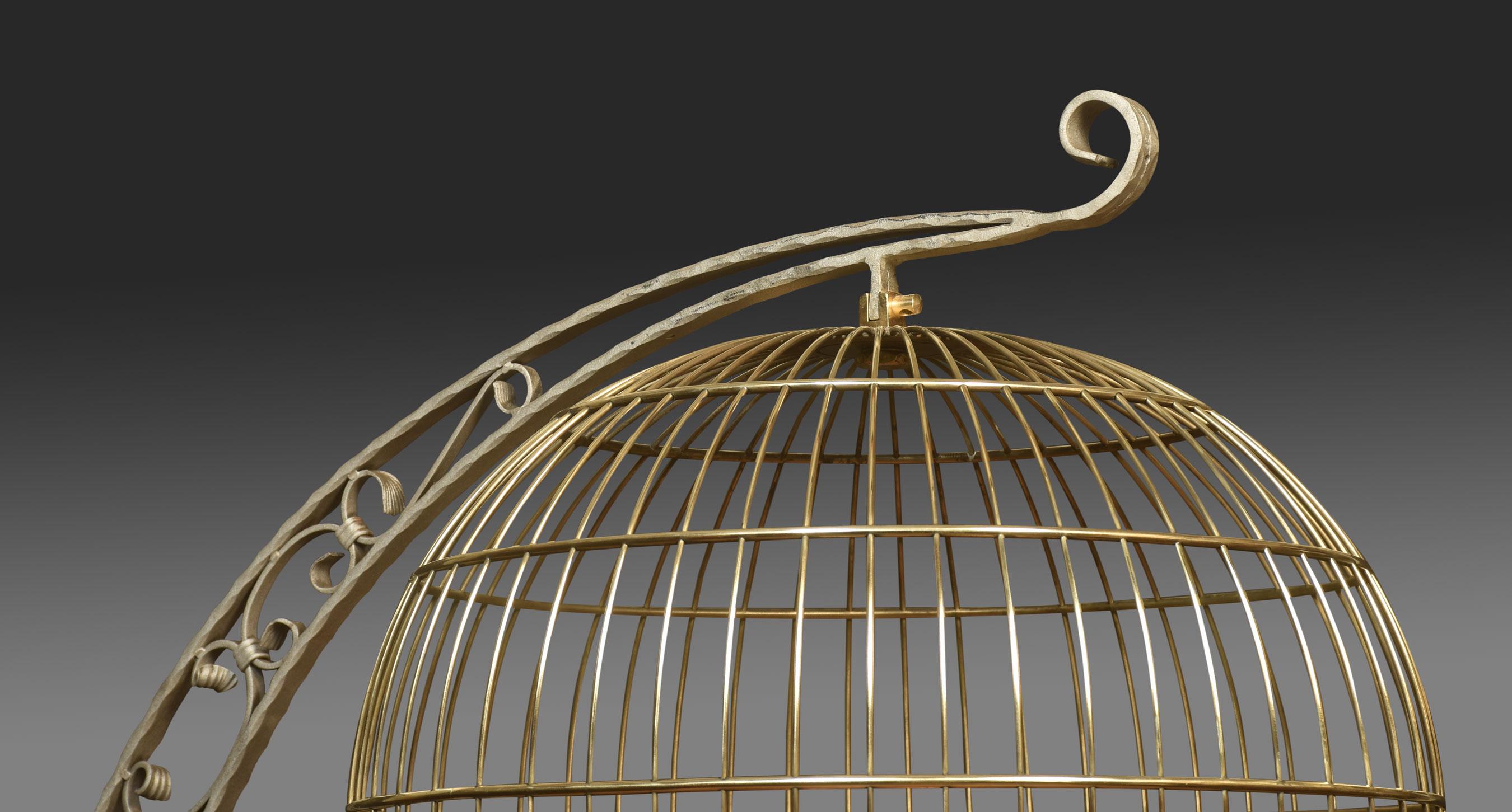 German Substantial Bird Cage For Sale