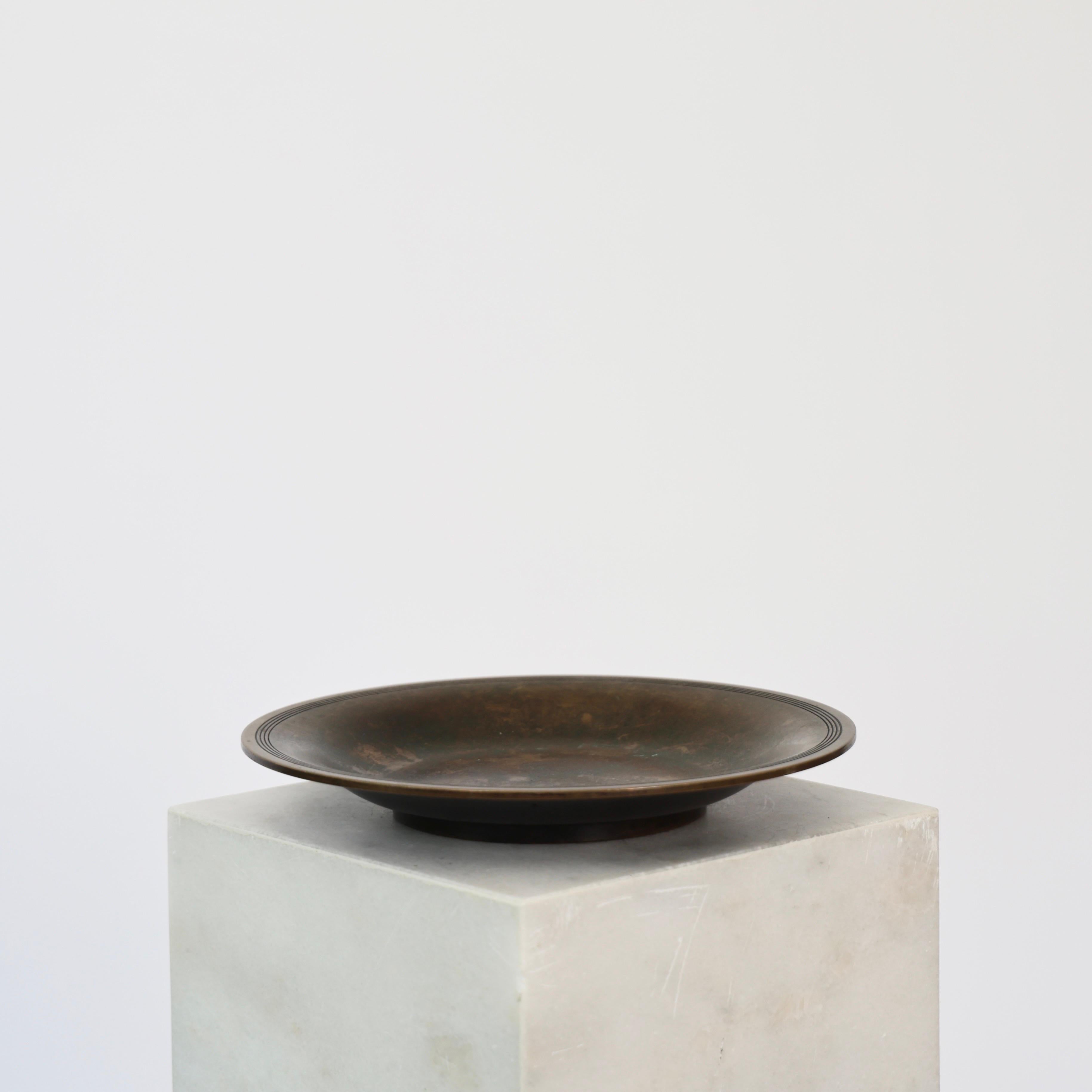 Substantial Bronze Bowl by Just Andersen, 1930s, Denmark For Sale 4