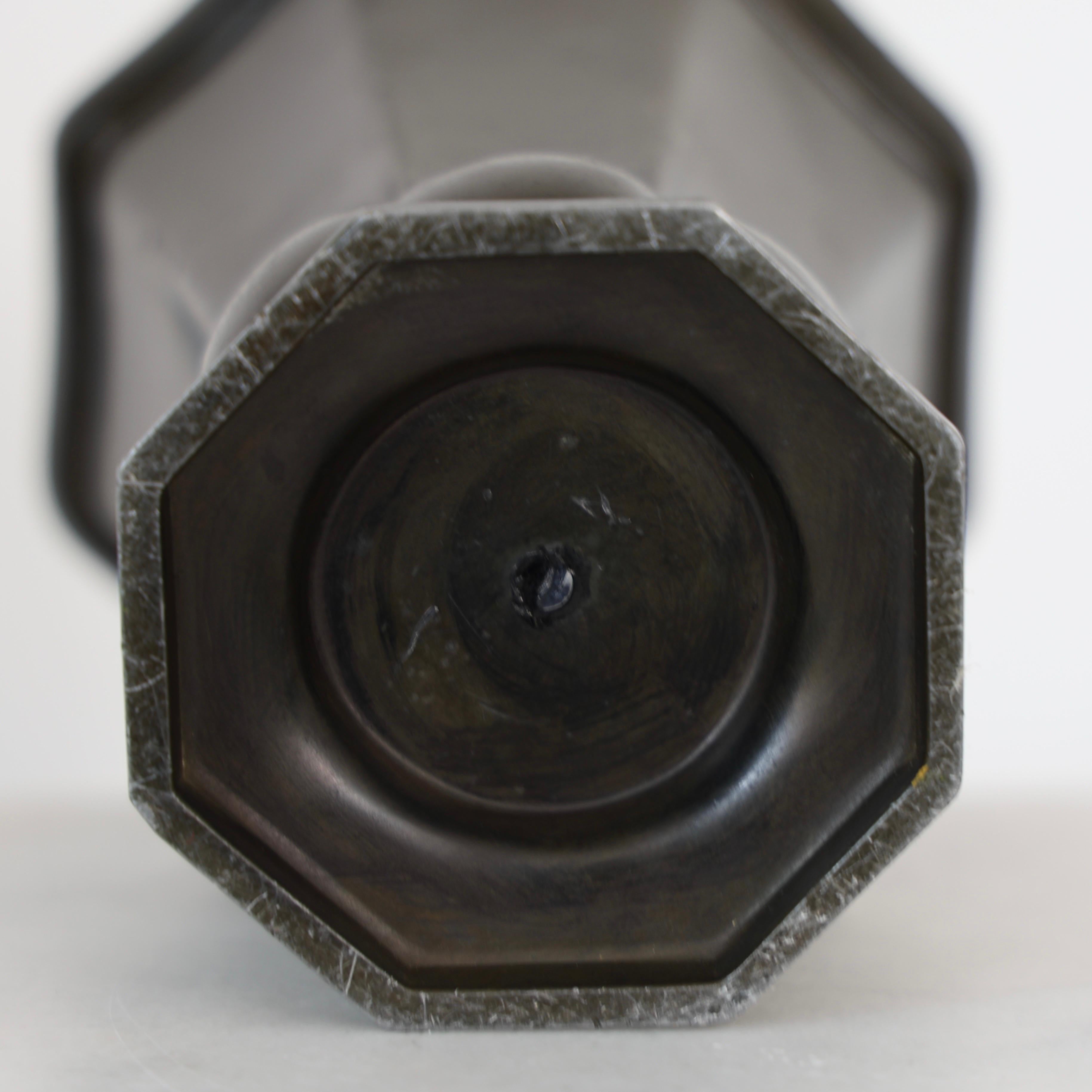 Substantial Diskometal Vase by Just Andersen, 1930s, Denmark For Sale 6