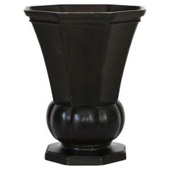 Substantial Diskometal Vase by Just Andersen, 1930s, Denmark