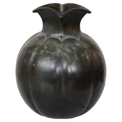 Substantial Diskometal Vase by Just Andersen, 1930s, Denmark