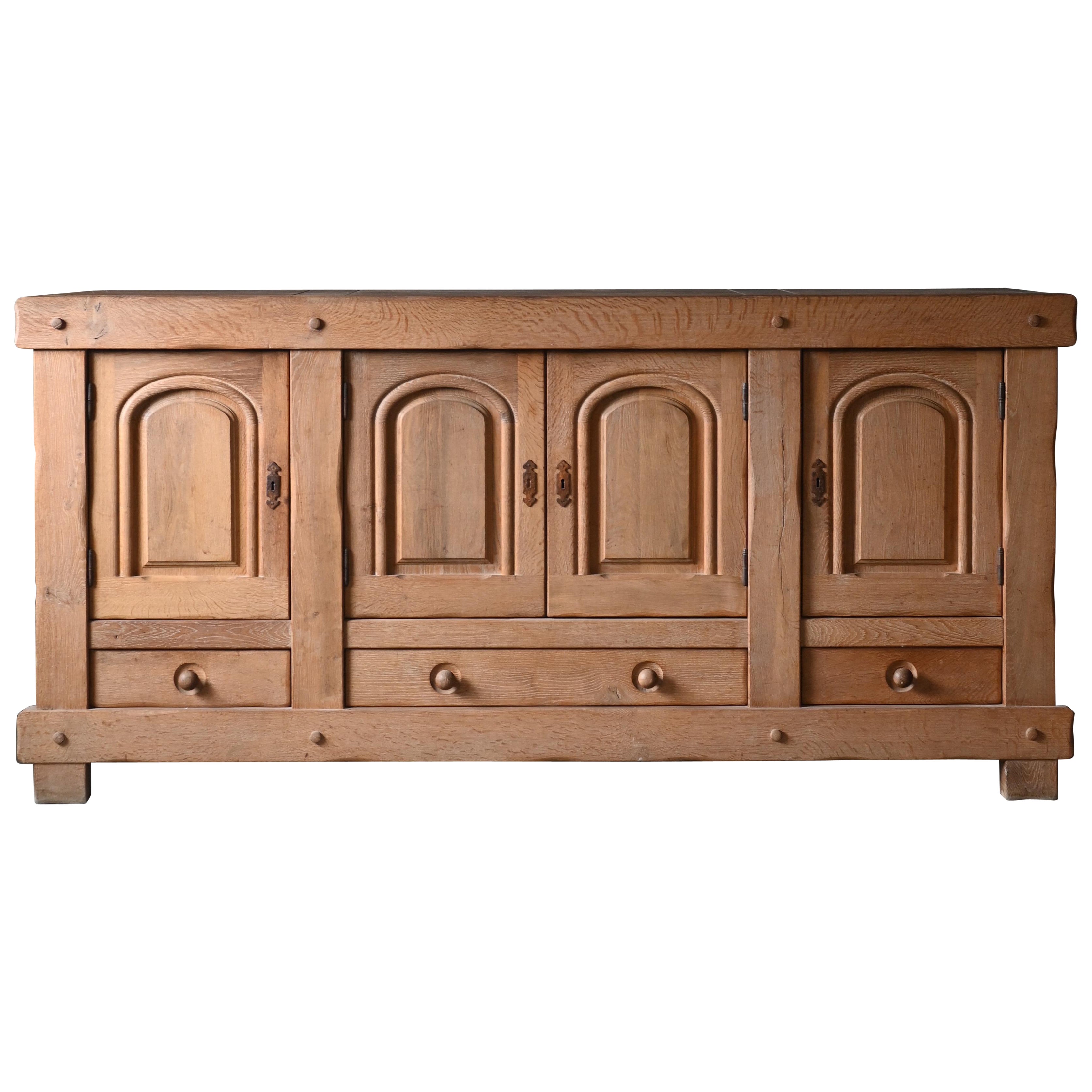 Substantial Dutch Oak Sideboard