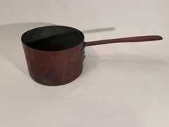 Substantial Early 19th Century Pennsylvania Primitive Large Copper Kitchen Pot