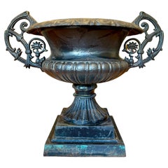 Substantial Early 20th Century Cast Iron Urn