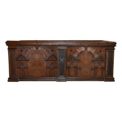 Substantial European Pine Trunk, circa 1900