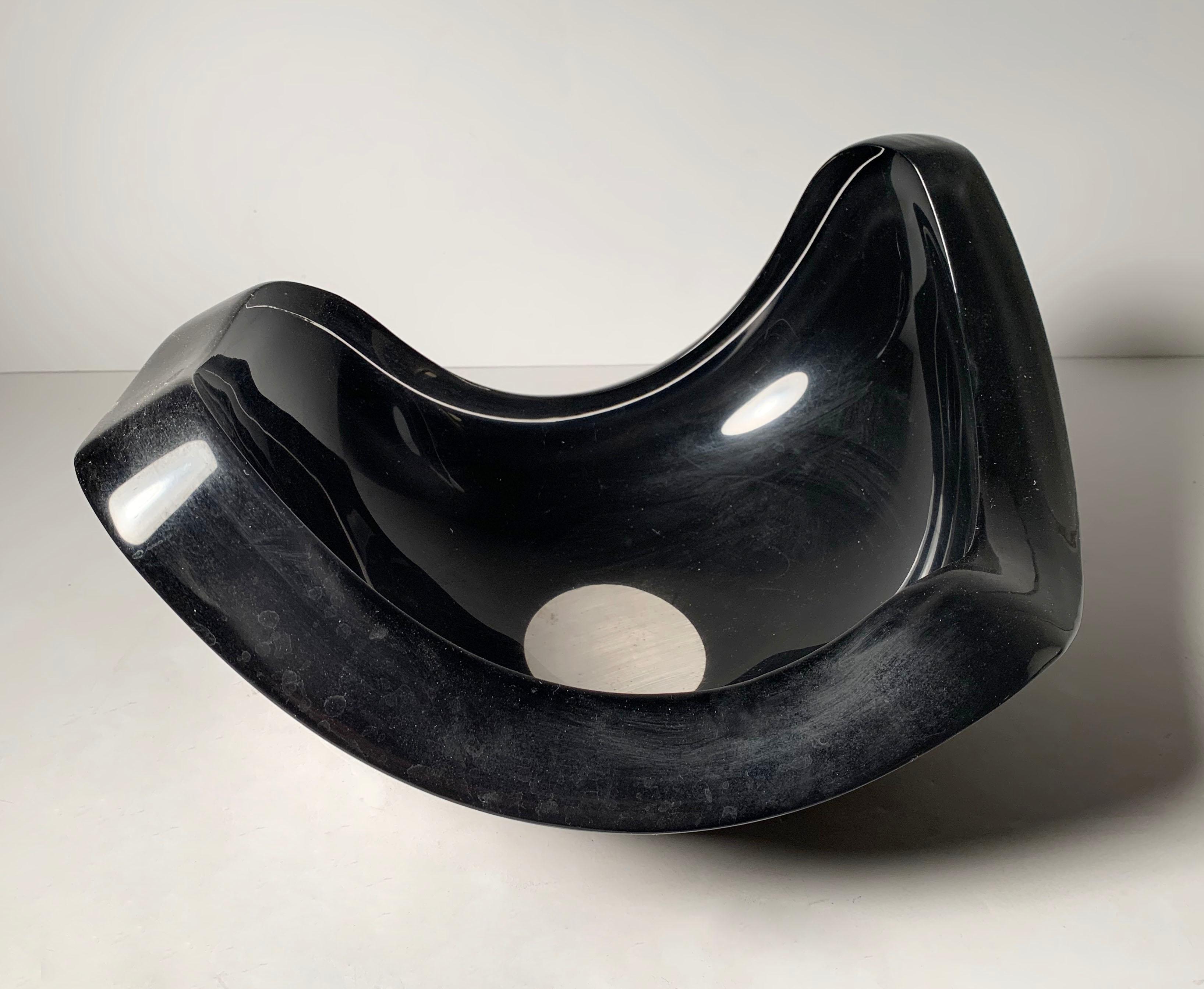 Substantial Free Form Organic Lucite Bowl Attributed to Astrolite Herbert Ritts 2