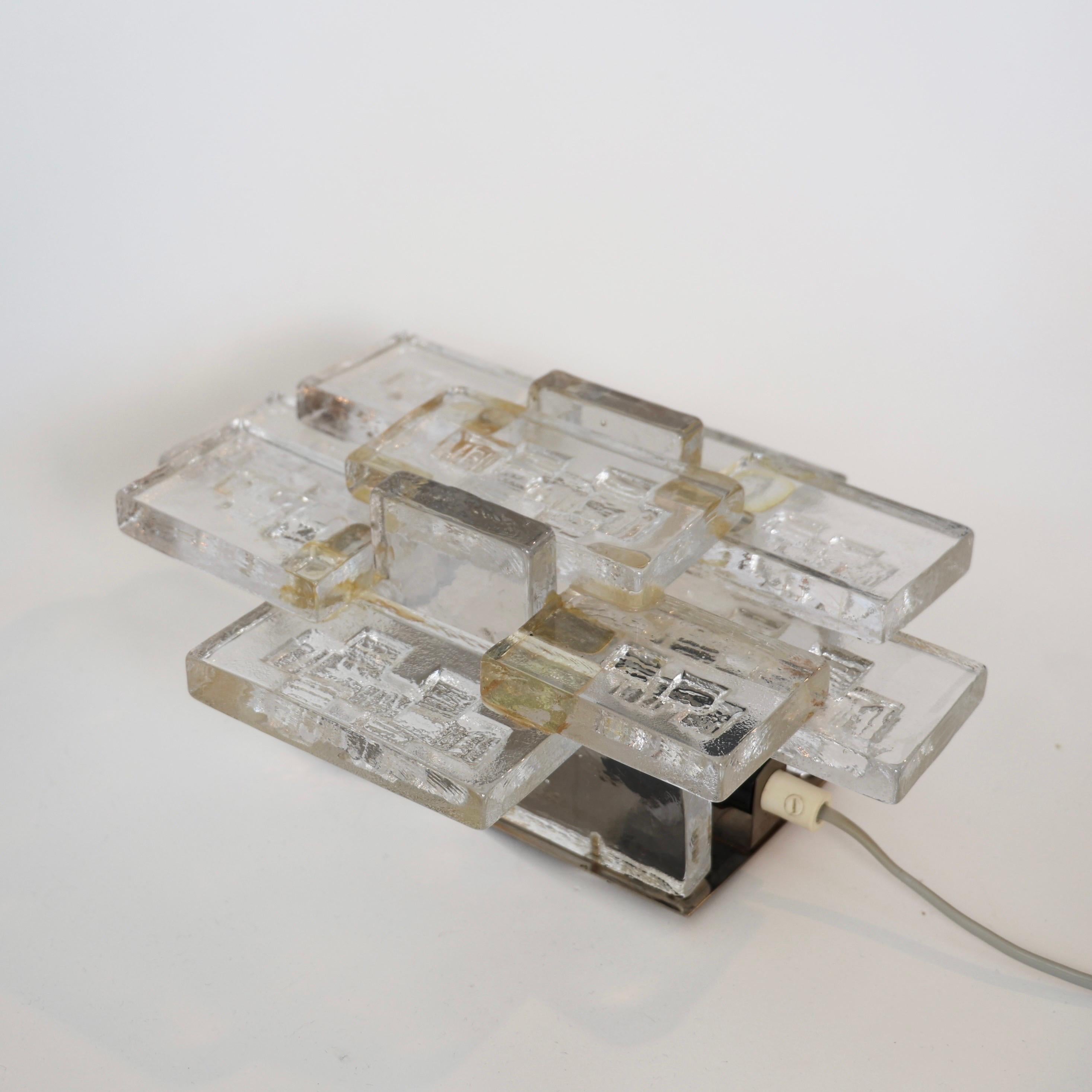 Substantial Glass Sconce by Holm Sørensen, 1960s, Denmark im Angebot 4