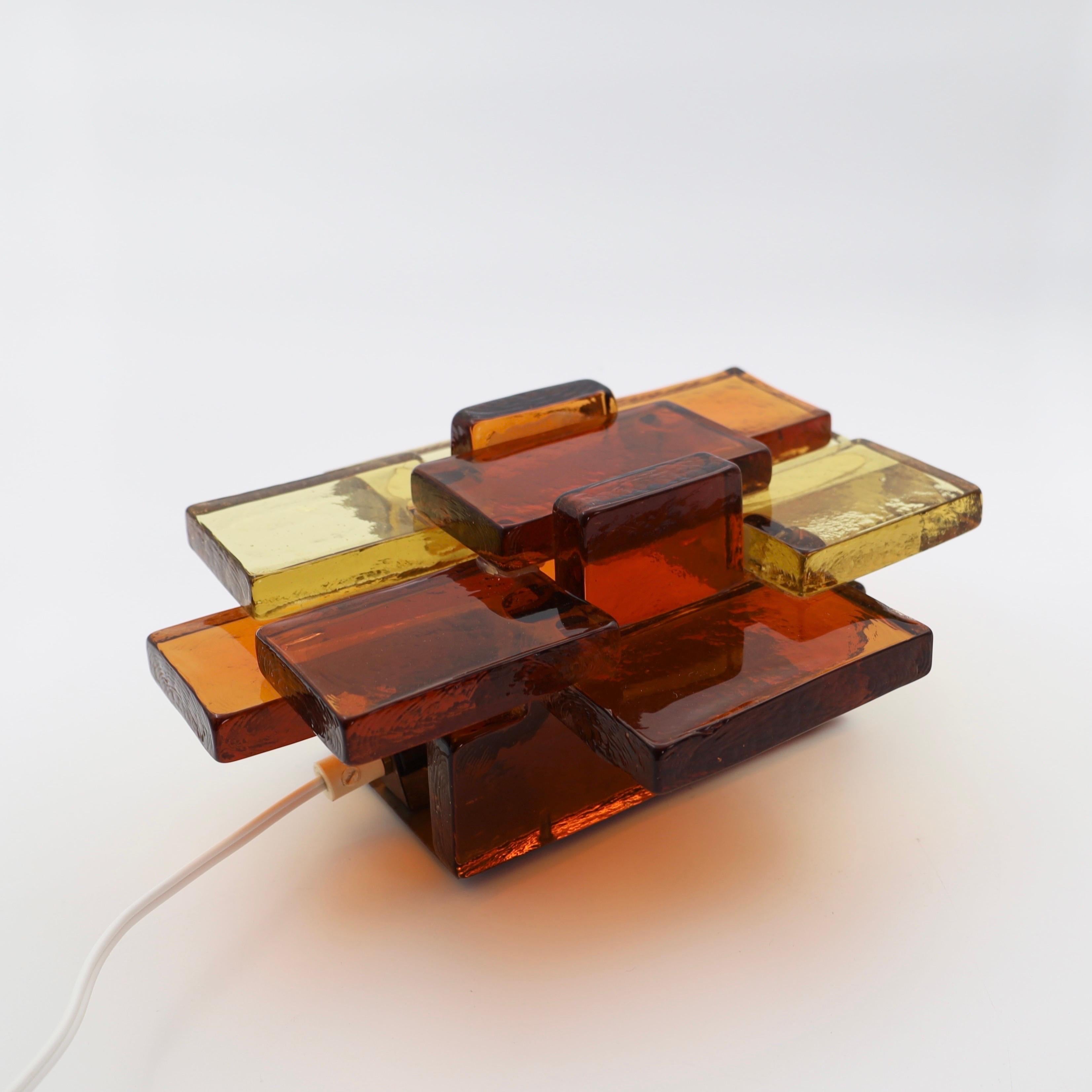 Substantial Glass Sconces by Svend Agge Holm Sørensen, 1960s, Denmark For Sale 3