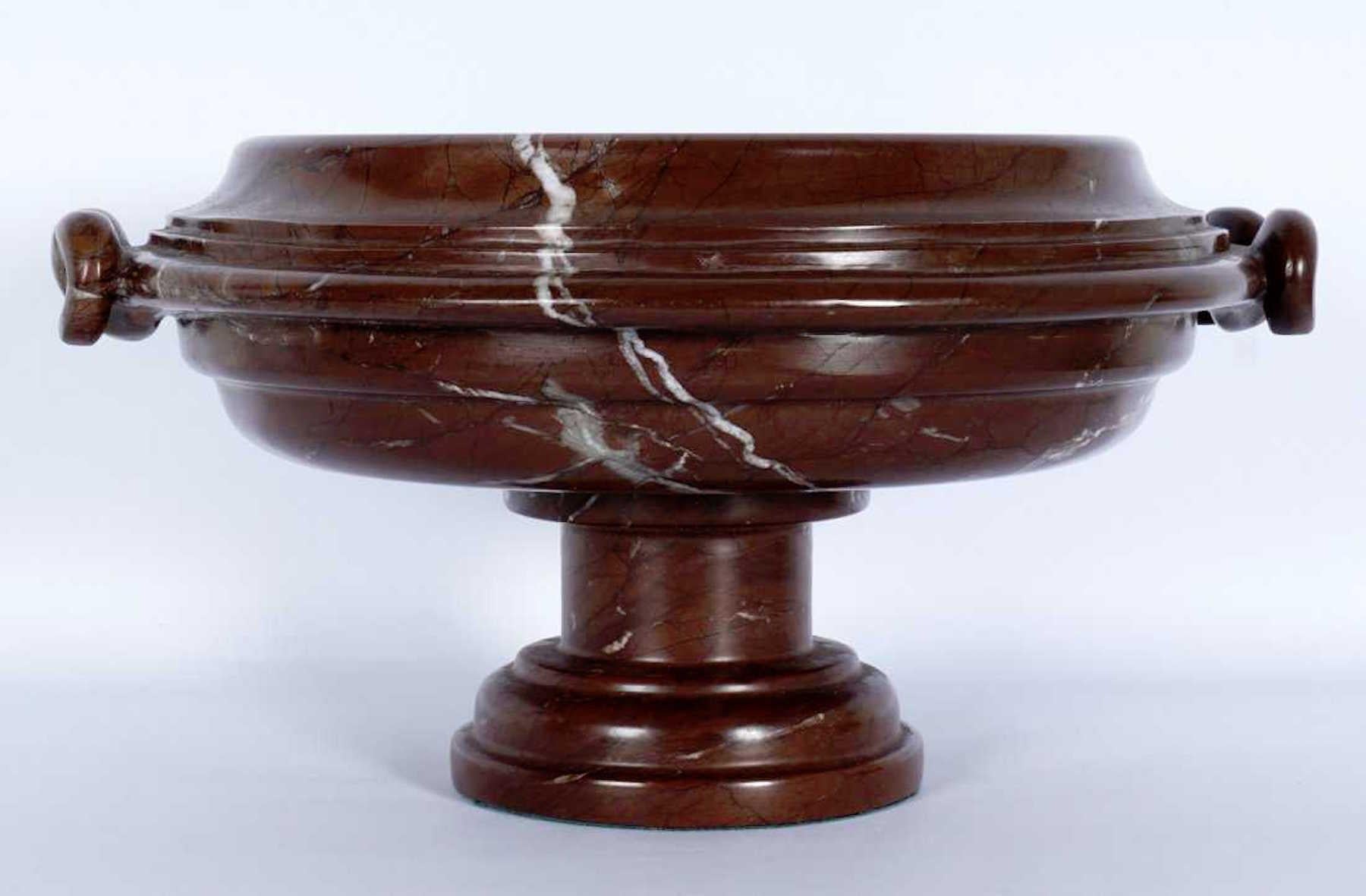 20th Century Substantial Grand Tour Carved Marble Covered Urn