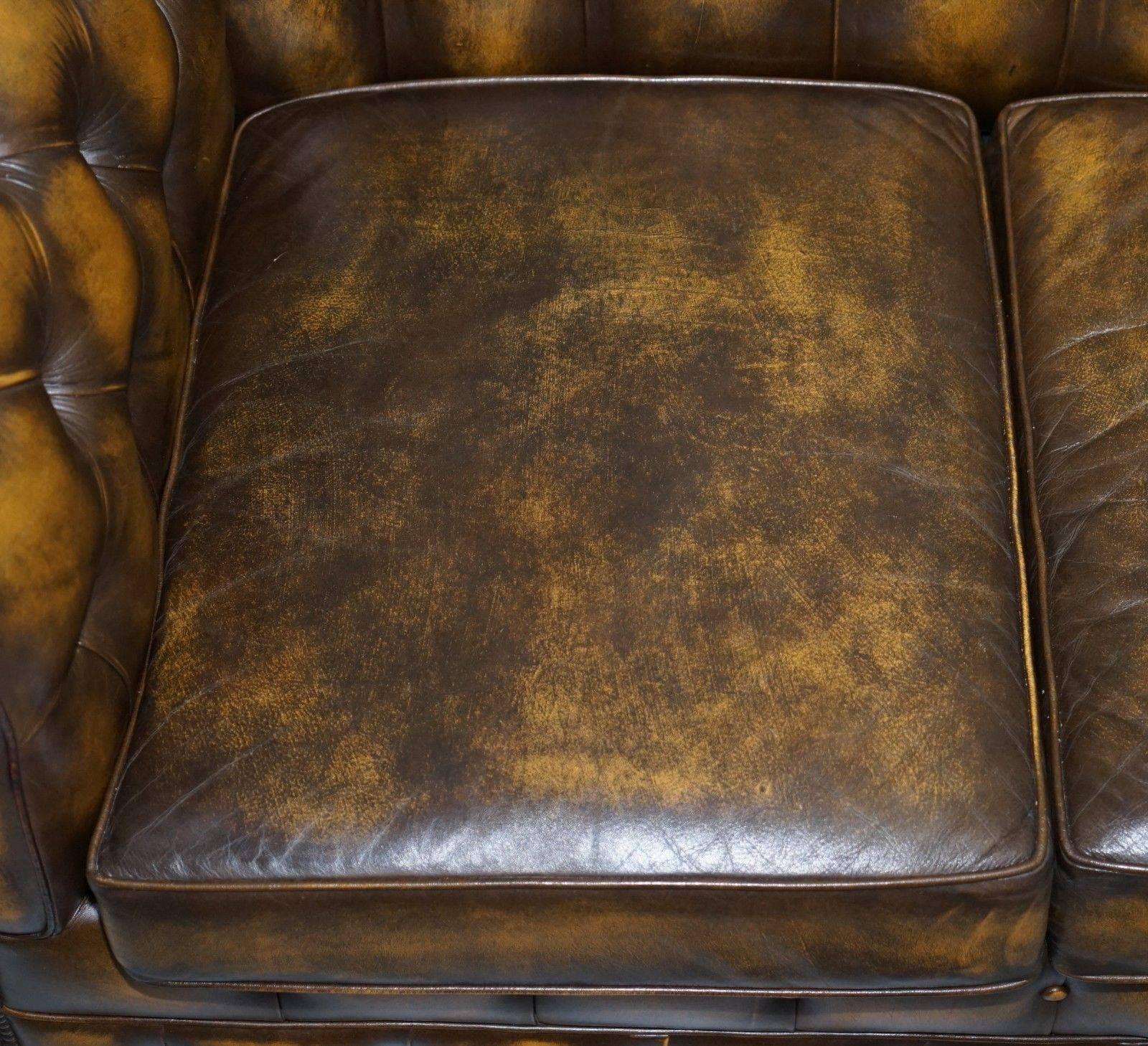 brown chesterfield sofa bed