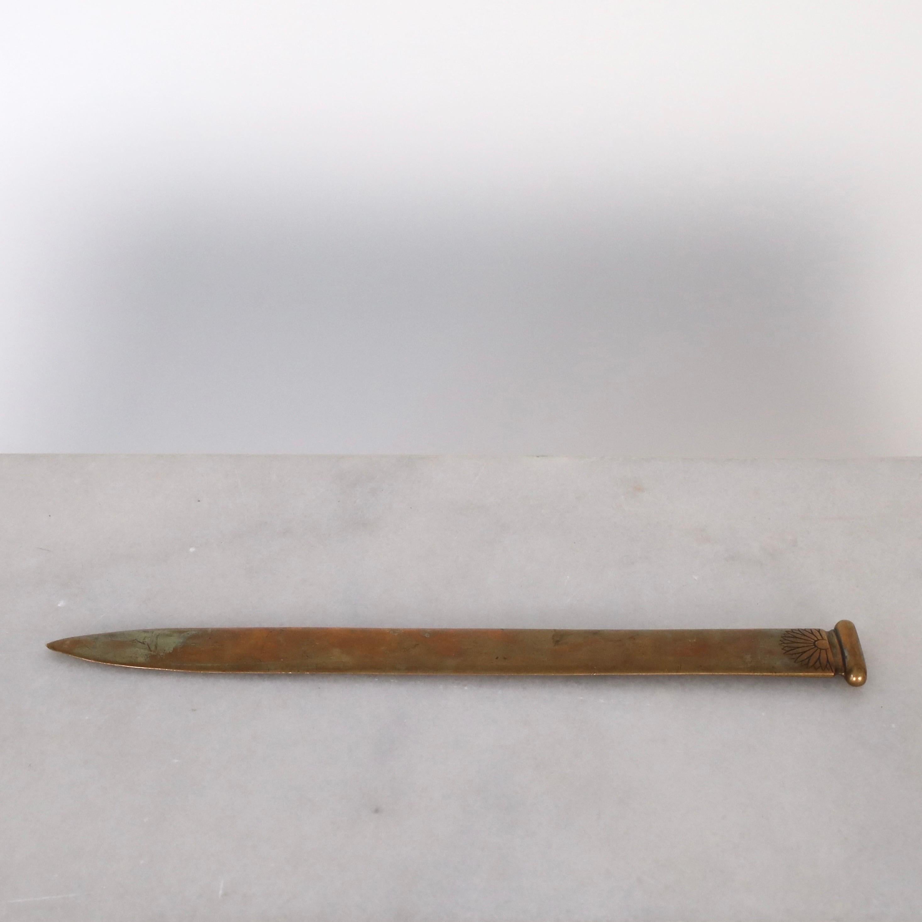 Bemerkenswerter Brieföffner von Just Andersen, 1920er Jahre, Dänemark im Angebot 3