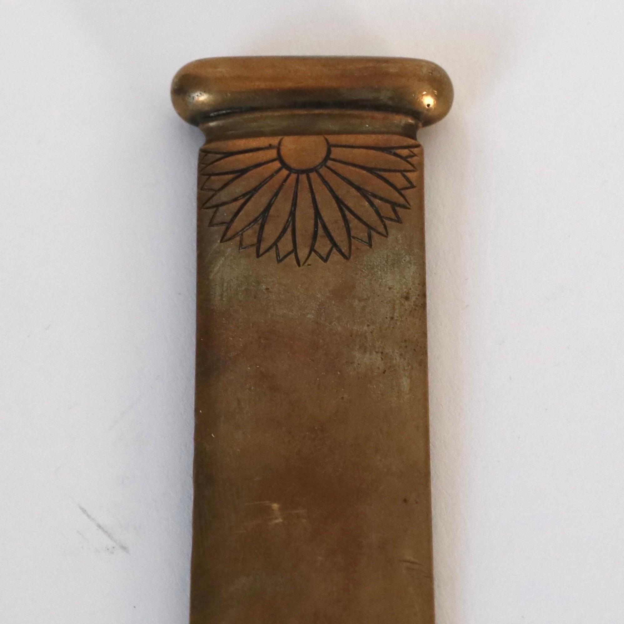 Bemerkenswerter Brieföffner von Just Andersen, 1920er Jahre, Dänemark im Angebot 1