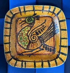 Substantial Mid Century Danish Modern Ceramic Plaque