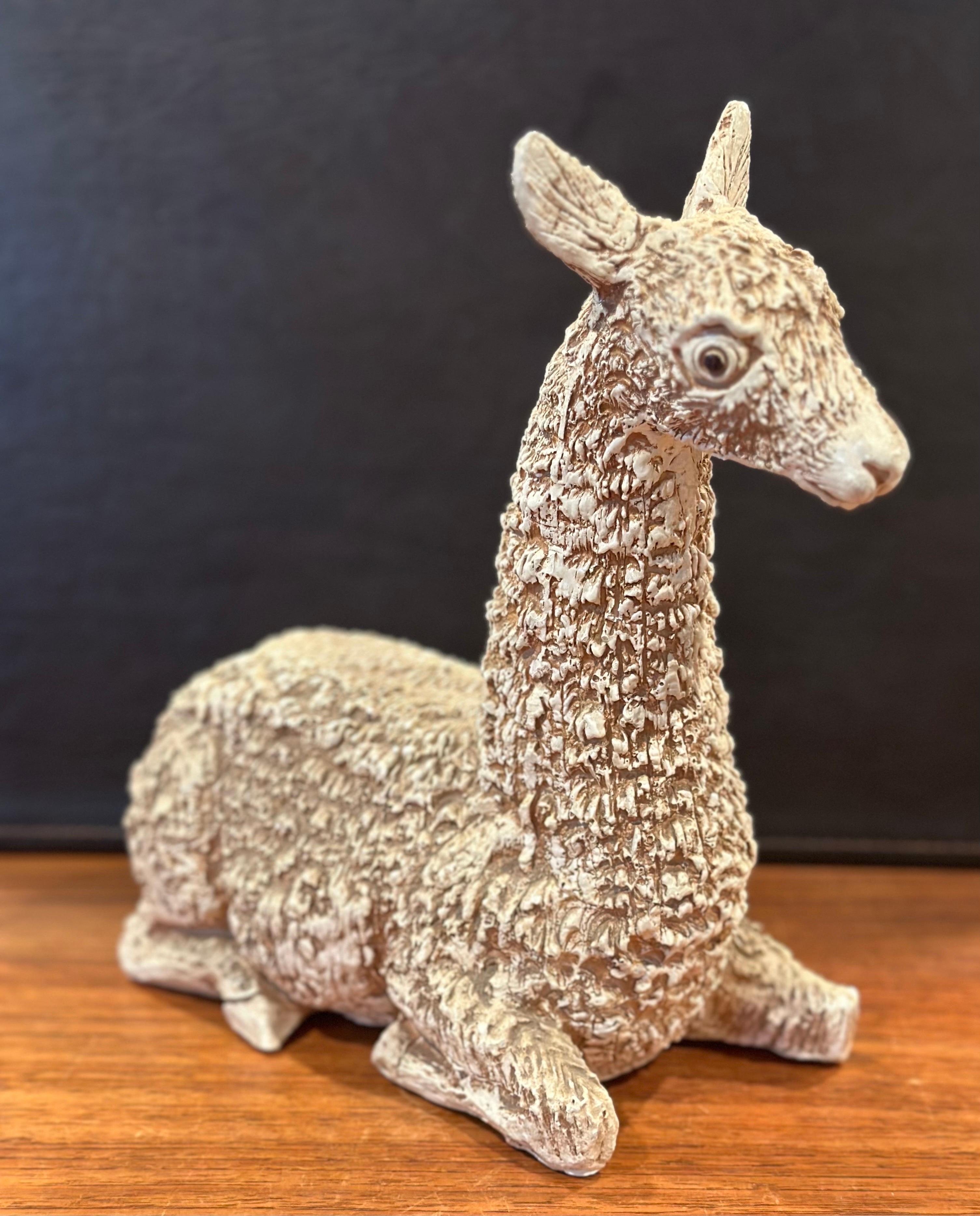 Substantial Pair of Mid-Century Llamas by Jaru For Sale 3