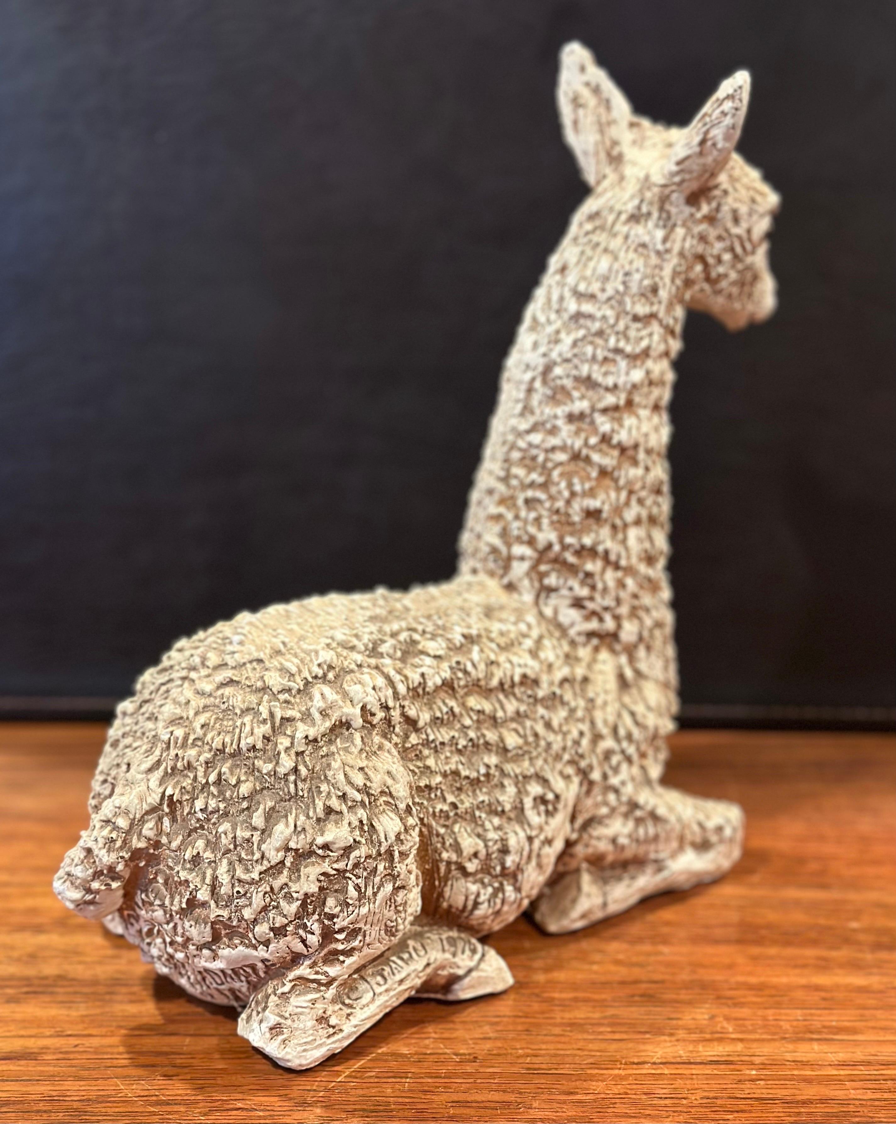 Substantial Pair of Mid-Century Llamas by Jaru For Sale 4