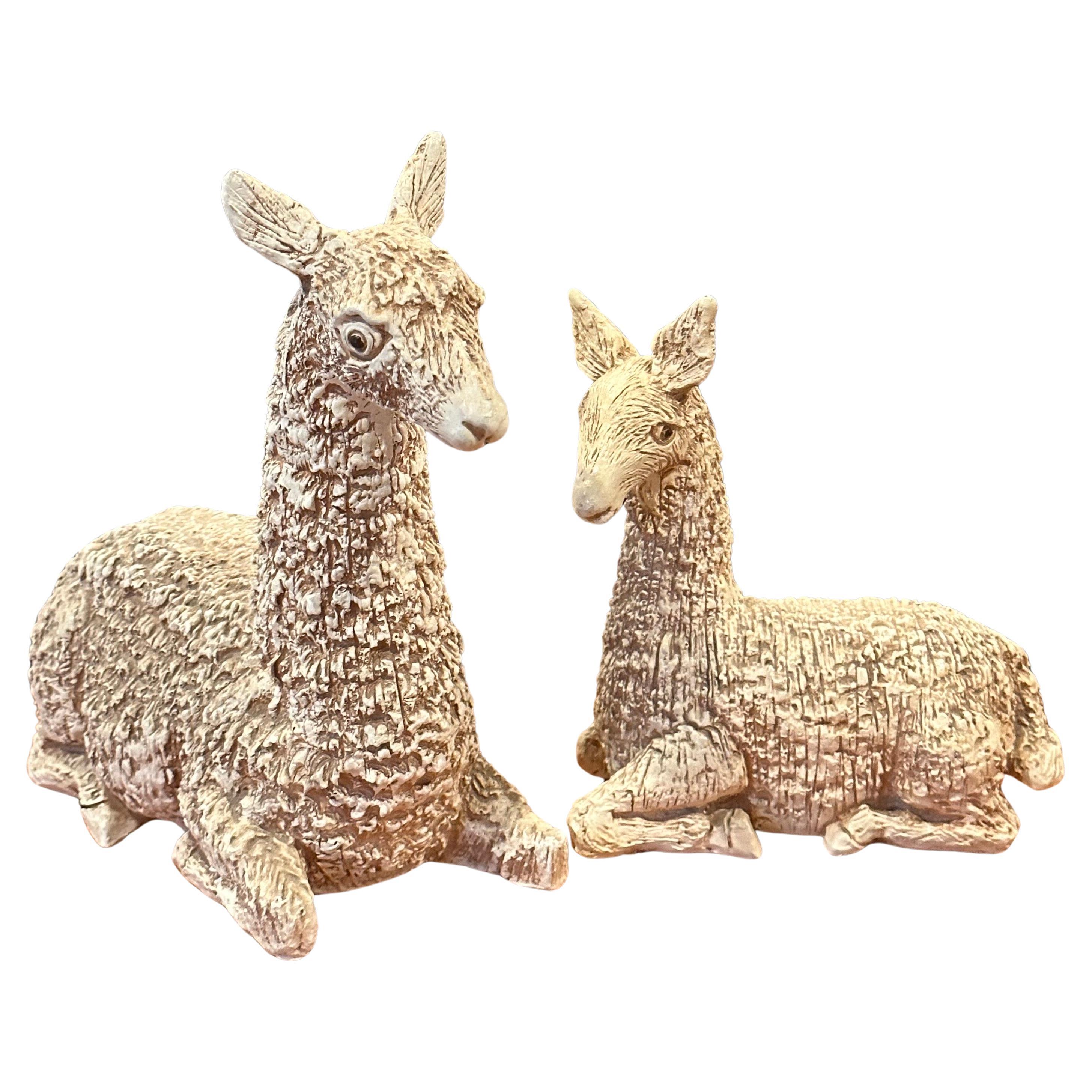 Bemerkenswertes Paar Llamas aus der Mitte des Jahrhunderts von Jaru im Angebot 11